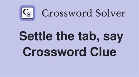 settle a score crossword clue